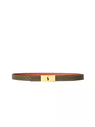 POLO RALPH LAUREN | Ceinture en cuir | Olive