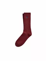 POLO RALPH LAUREN | Chaussettes 40-46 moss | Rouge foncé