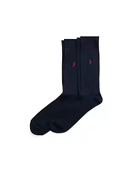 POLO RALPH LAUREN | Chaussettes Homme lot de 2 marine | Bleu foncé