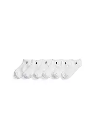 POLO RALPH LAUREN | Chaussettes Sneaker Lot de 6 bl/gr/whi | Blanc