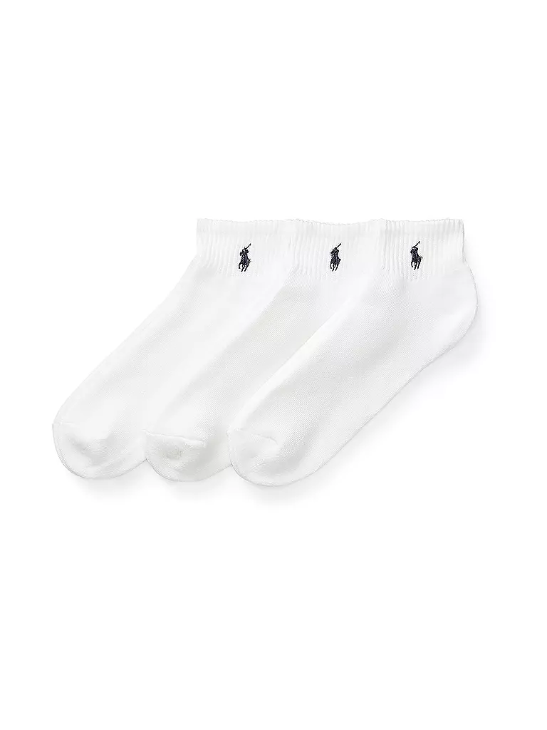 POLO RALPH LAUREN | Chaussettes sneaker, lot de 3, blanc | weiss