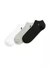 POLO RALPH LAUREN | Chaussettes sneaker, lot de 3, marine | Noir