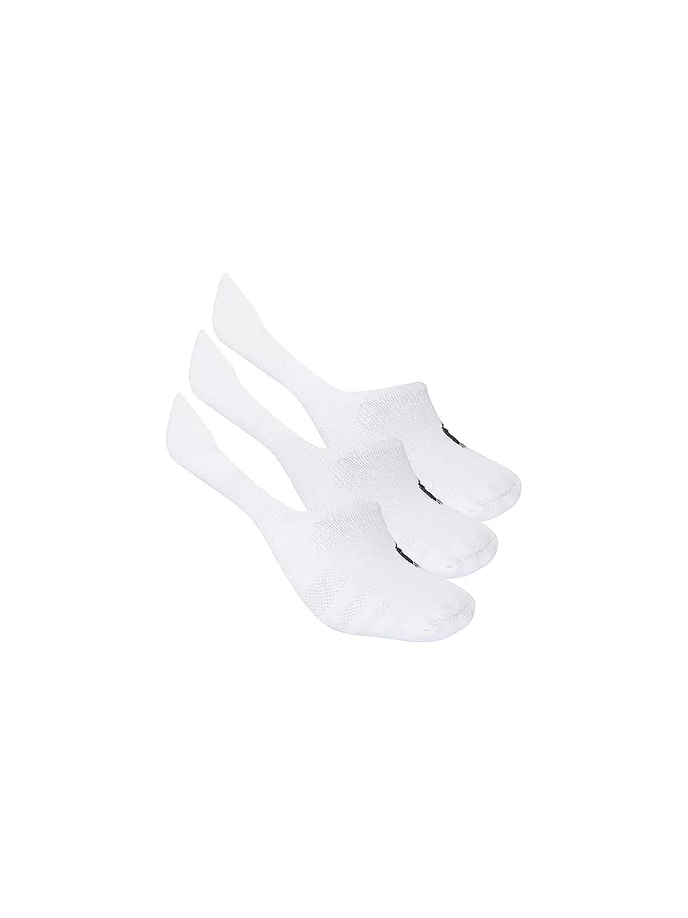 POLO RALPH LAUREN | Chaussettes sneaker lot de 3 blanc | Blanc