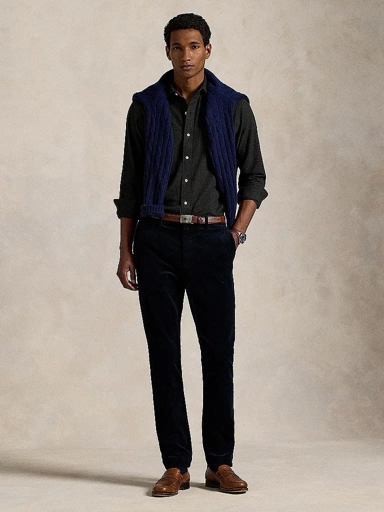 POLO RALPH LAUREN | Chemise coupe classique | Gris