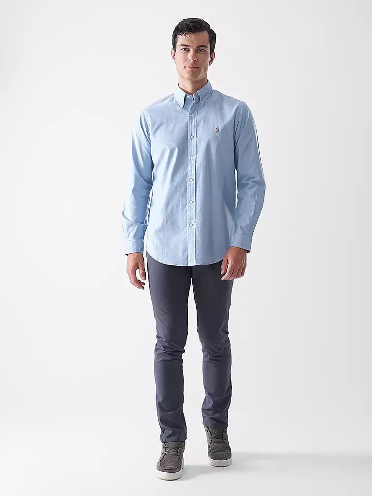 POLO RALPH LAUREN | Chemise coupe droite | Bleu clair