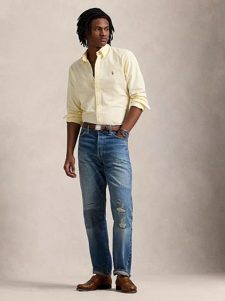 POLO RALPH LAUREN | Chemise coupe personnalisée | Jaune