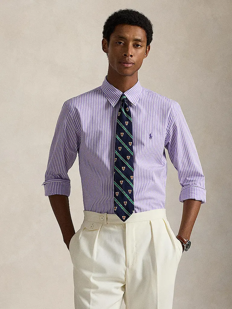 POLO RALPH LAUREN | Chemise coupe personnalisée | Lilas