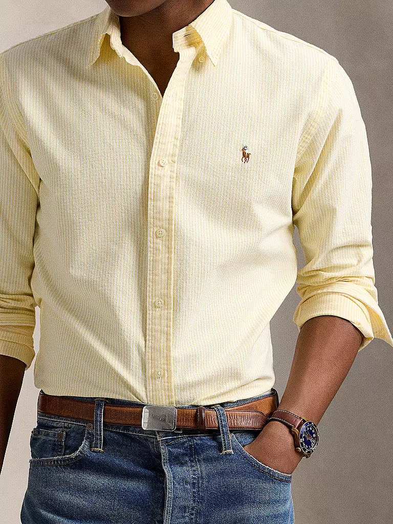 POLO RALPH LAUREN | Chemise coupe personnalisée | Jaune