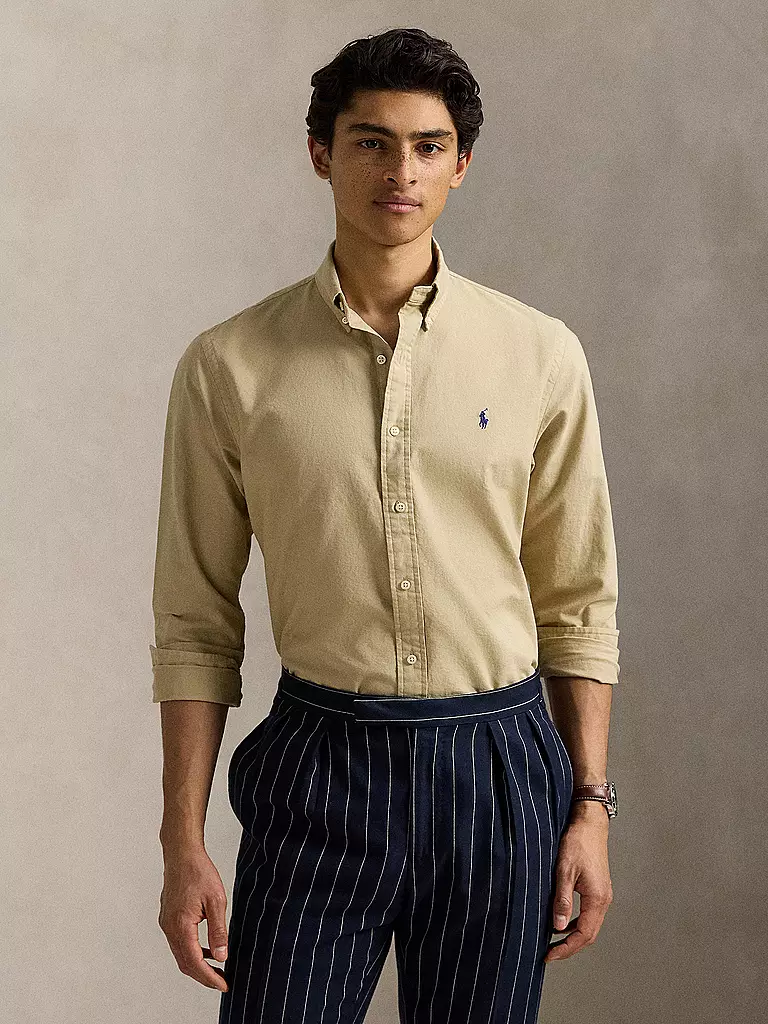 POLO RALPH LAUREN | Chemise Custom Fit | camel
