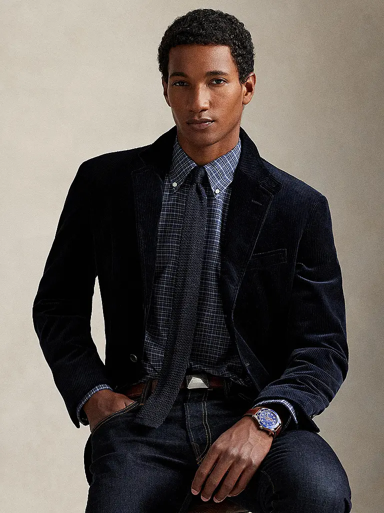 POLO RALPH LAUREN | Chemise en flanelle coupe classique | dunkelblau
