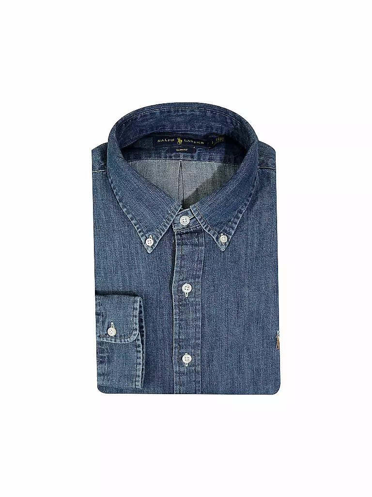 POLO RALPH LAUREN | Chemise en jean slim fit | blau