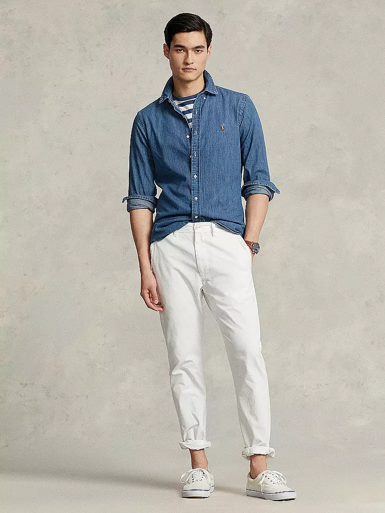 POLO RALPH LAUREN | Chemise en jean slim fit | blau