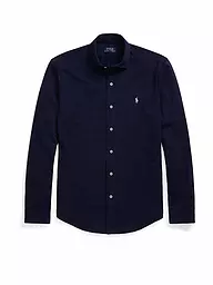POLO RALPH LAUREN | Chemise en jersey coupe slim | Bleu foncé