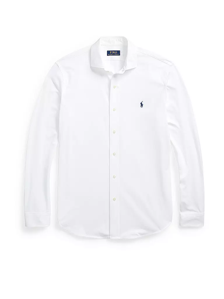 POLO RALPH LAUREN | Chemise en jersey coupe slim | Blanc