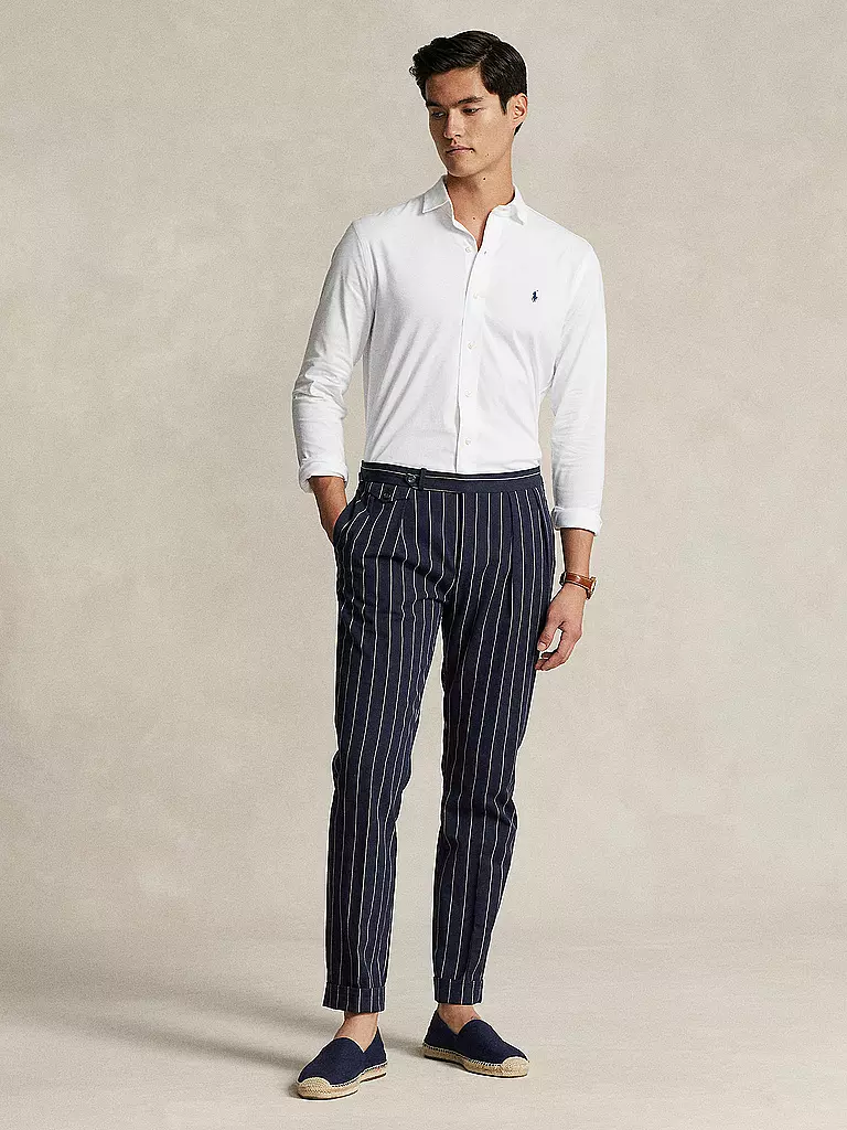 POLO RALPH LAUREN | Chemise en jersey coupe slim | Blanc