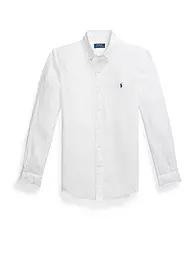 POLO RALPH LAUREN | Leinenhemd Custom Fit | Blanc