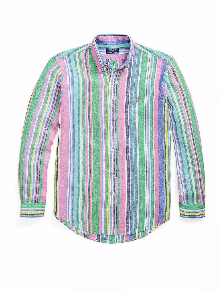 POLO RALPH LAUREN | Chemise en lin coupe personnalisée | Multicolore