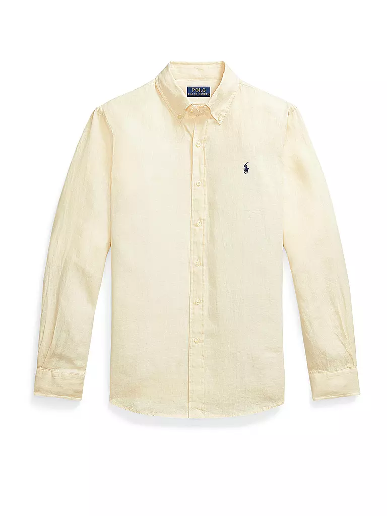 POLO RALPH LAUREN | Chemise en lin coupe personnalisée | beige