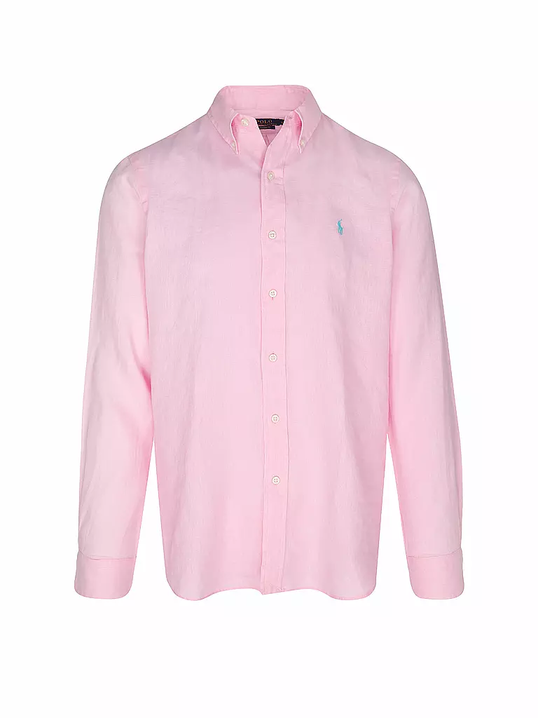 POLO RALPH LAUREN | Chemise en lin coupe personnalisée | rosa