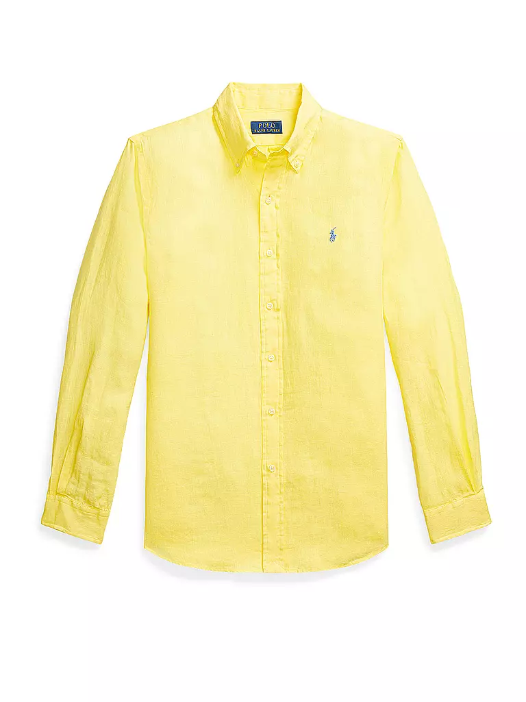 POLO RALPH LAUREN | Chemise en lin coupe personnalisée | gelb