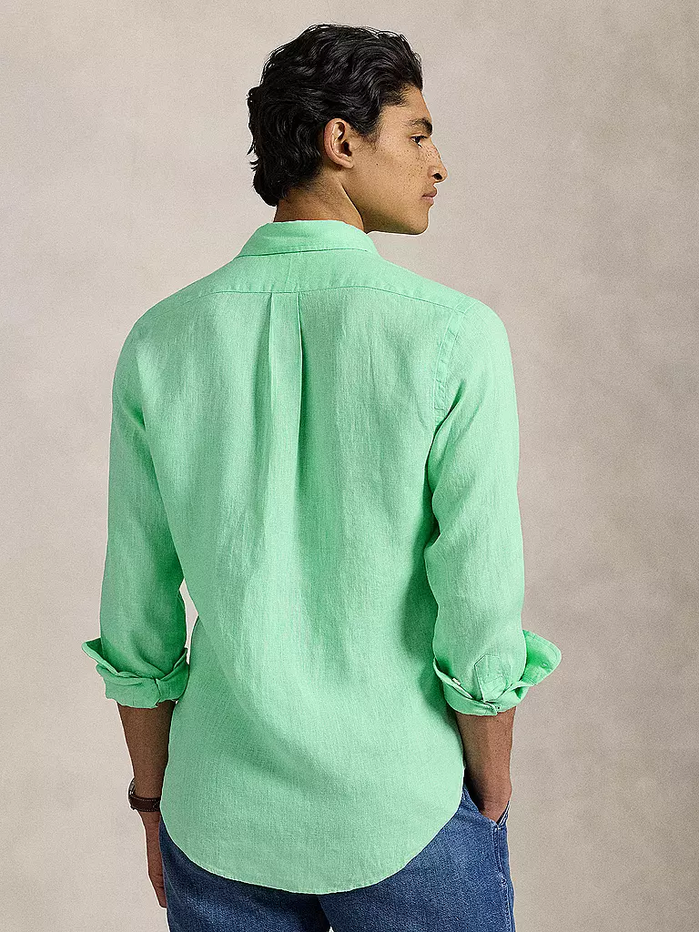 POLO RALPH LAUREN | Chemise en lin coupe personnalisée | türkis