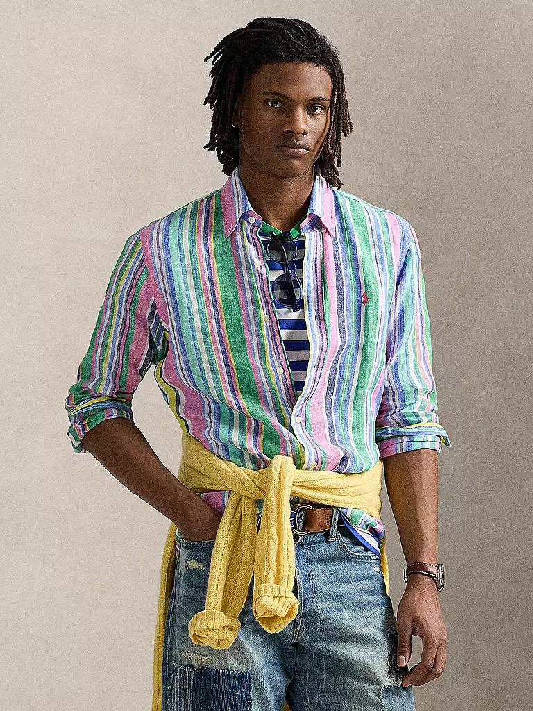 POLO RALPH LAUREN | Chemise en lin coupe personnalisée | 