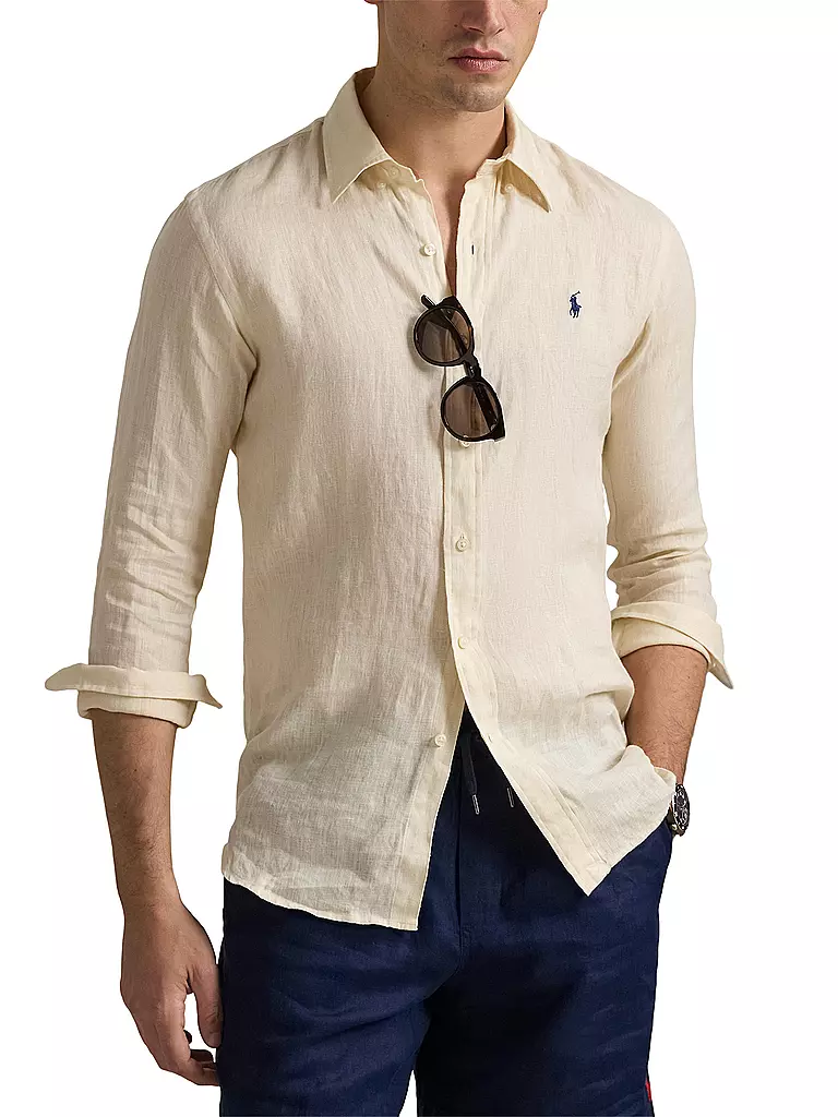 POLO RALPH LAUREN | Chemise en lin coupe personnalisée | 