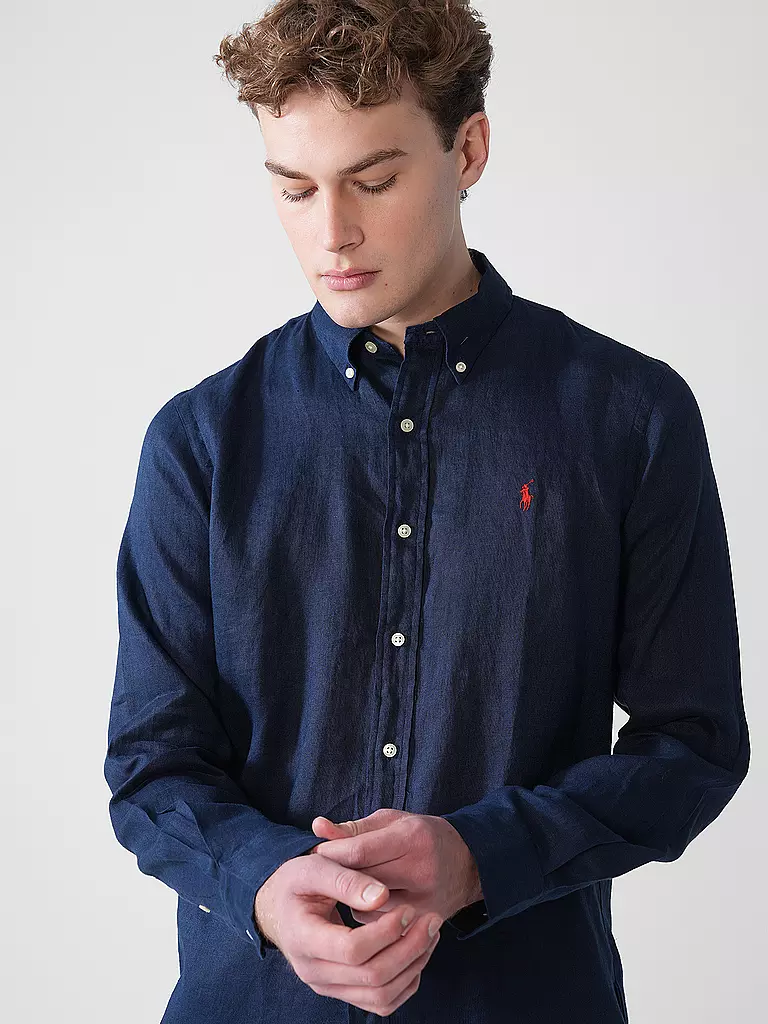 POLO RALPH LAUREN | Chemise en lin coupe personnalisée | 