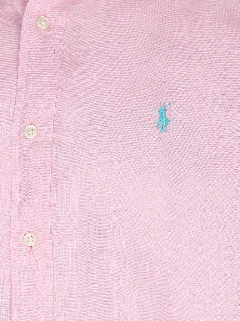 POLO RALPH LAUREN | Chemise en lin coupe personnalisée | rosa