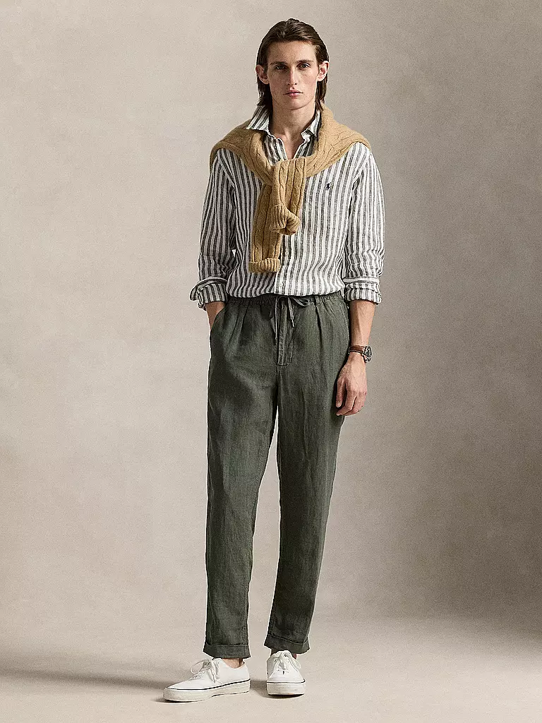 POLO RALPH LAUREN | Chemise en lin | olive