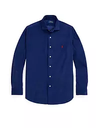 POLO RALPH LAUREN | Chemise en velours côtelé coupe personnalisée | Bleu foncé