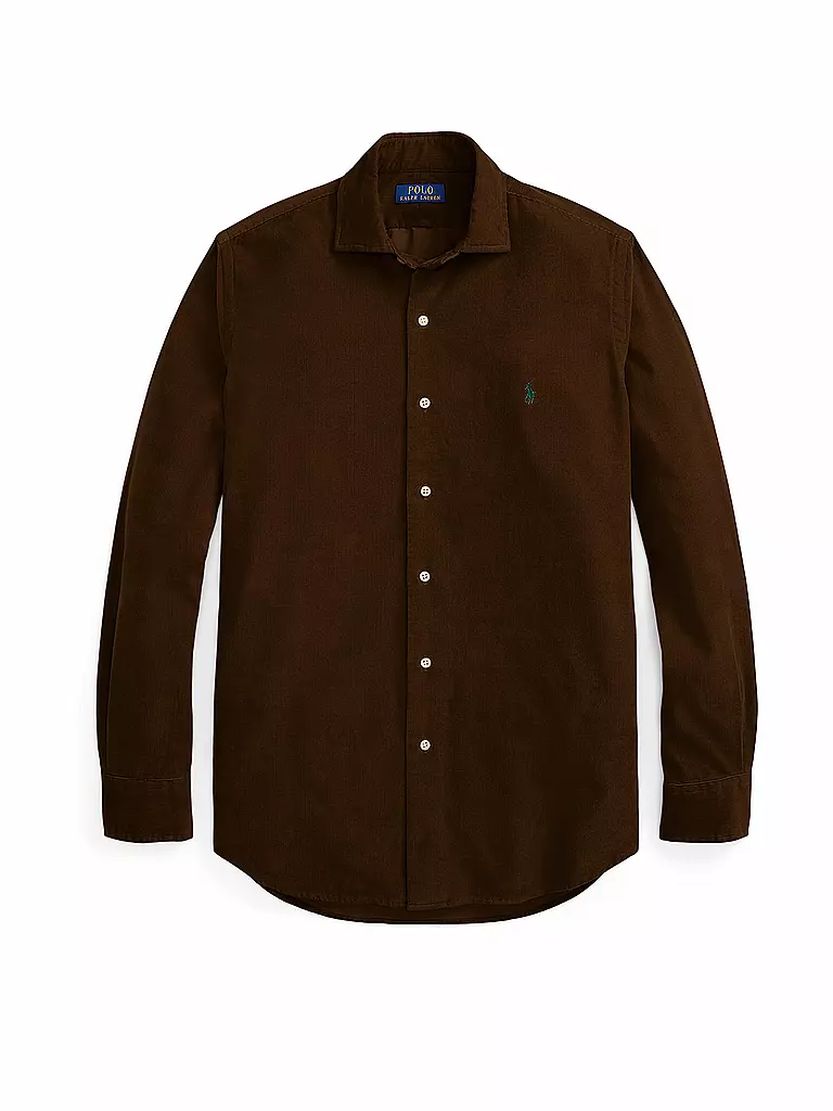 POLO RALPH LAUREN | Chemise en velours côtelé coupe personnalisée | Marron
