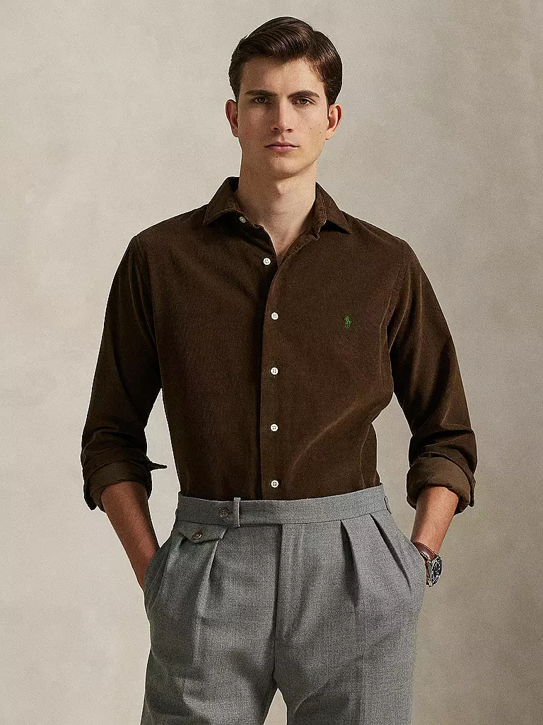POLO RALPH LAUREN | Chemise en velours côtelé coupe personnalisée | 