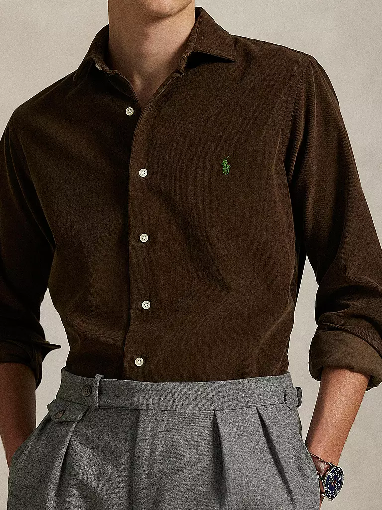 POLO RALPH LAUREN | Chemise en velours côtelé coupe personnalisée | 