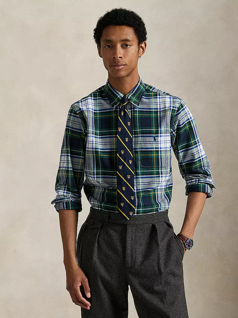 POLO RALPH LAUREN | Chemise Slim Fit | Vert foncé