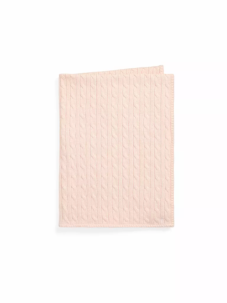 POLO RALPH LAUREN | Couverture en tricot pour bébé | rosa