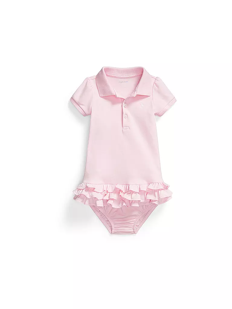 POLO RALPH LAUREN | Ensemble bébé 2 pièces robe et culotte | rosa
