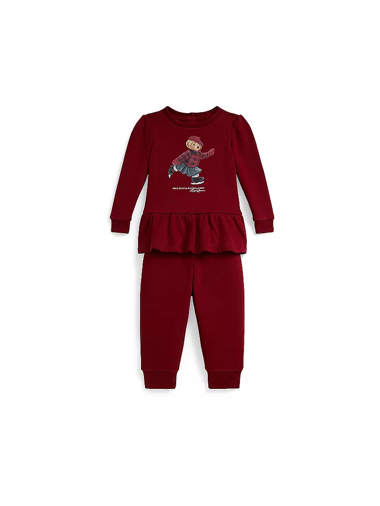 POLO RALPH LAUREN | Ensemble bébé 2 pièces Sweat-shirt et pantalon | dunkelrot