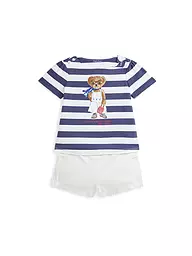 POLO RALPH LAUREN | Ensemble bébé 2 pièces T-shirt et short | Bleu foncé