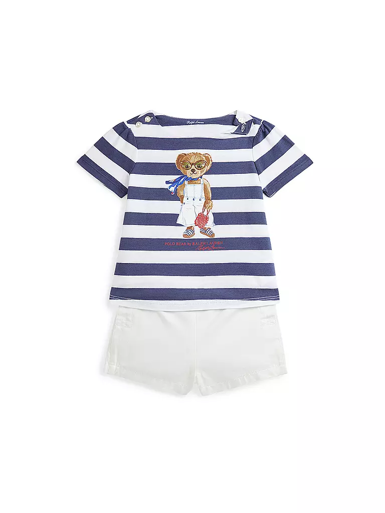 POLO RALPH LAUREN | Ensemble bébé 2 pièces T-shirt et short | dunkelblau
