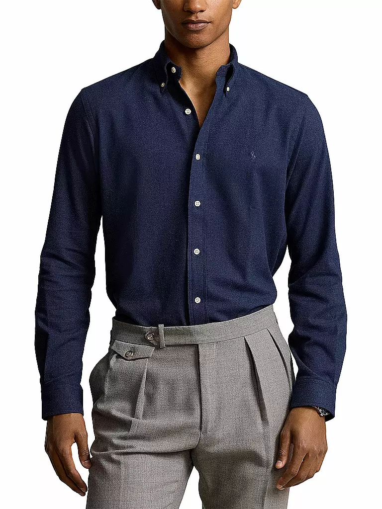POLO RALPH LAUREN | Flanellhemd | Bleu foncé