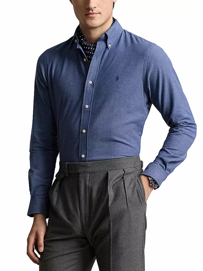 POLO RALPH LAUREN | Flanellhemd | Bleu clair
