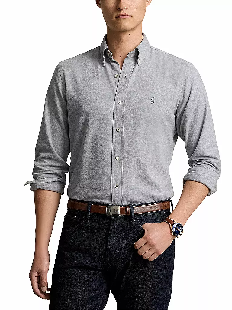 POLO RALPH LAUREN | Flanellhemd | Gris clair