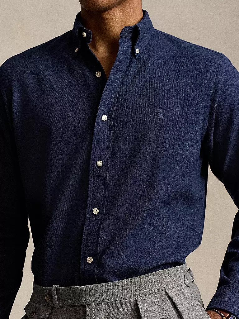 POLO RALPH LAUREN | Flanellhemd | Bleu foncé