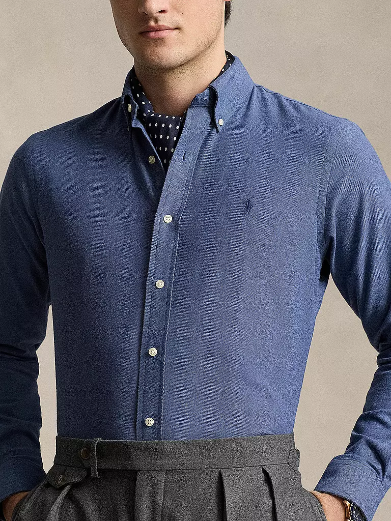 POLO RALPH LAUREN | Flanellhemd | Bleu clair