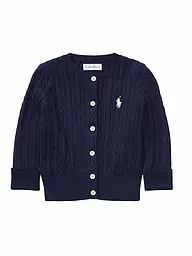 POLO RALPH LAUREN | Gilet en tricot pour bébé | Bleu foncé