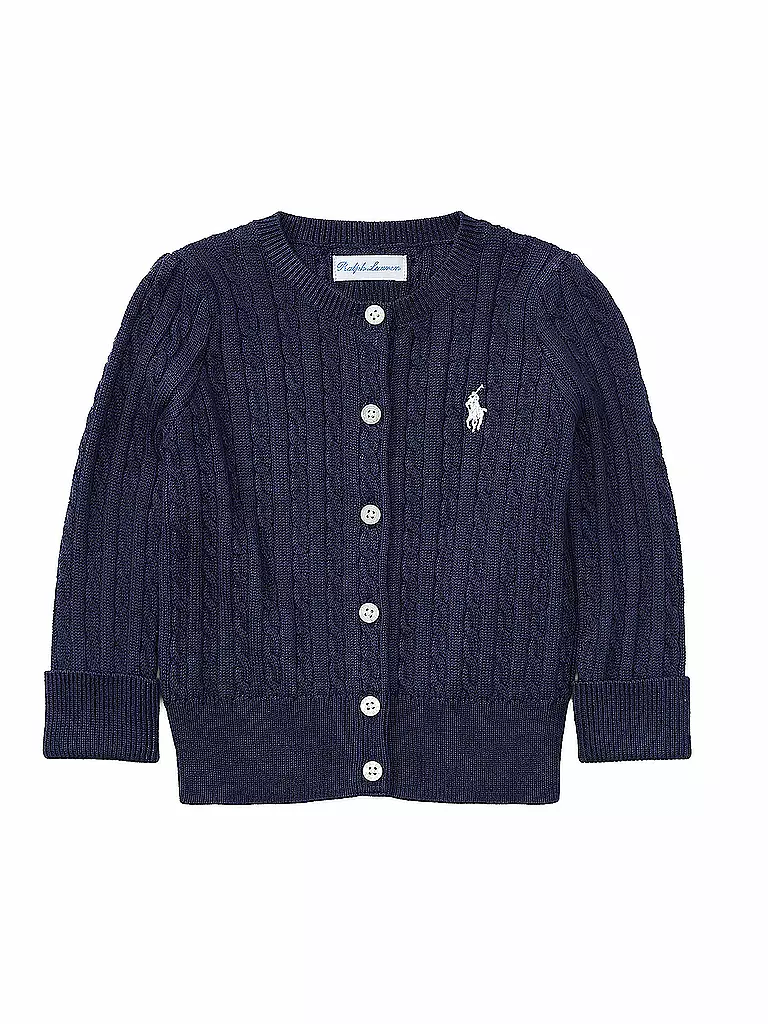 POLO RALPH LAUREN | Gilet en tricot pour bébé | dunkelblau