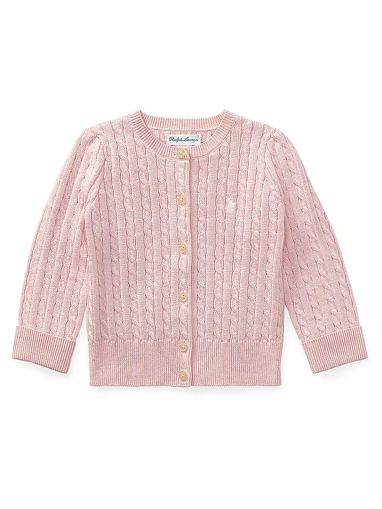 POLO RALPH LAUREN | Gilet en tricot pour bébé | Rose