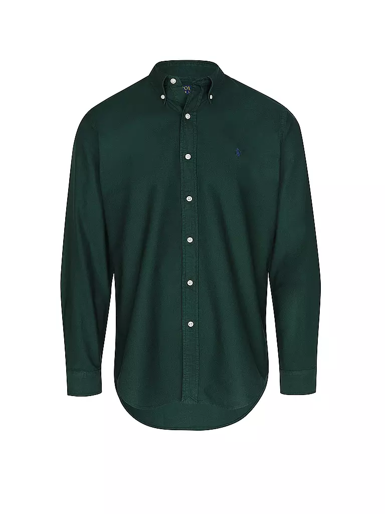POLO RALPH LAUREN | Hemd Custom Fit | Vert foncé