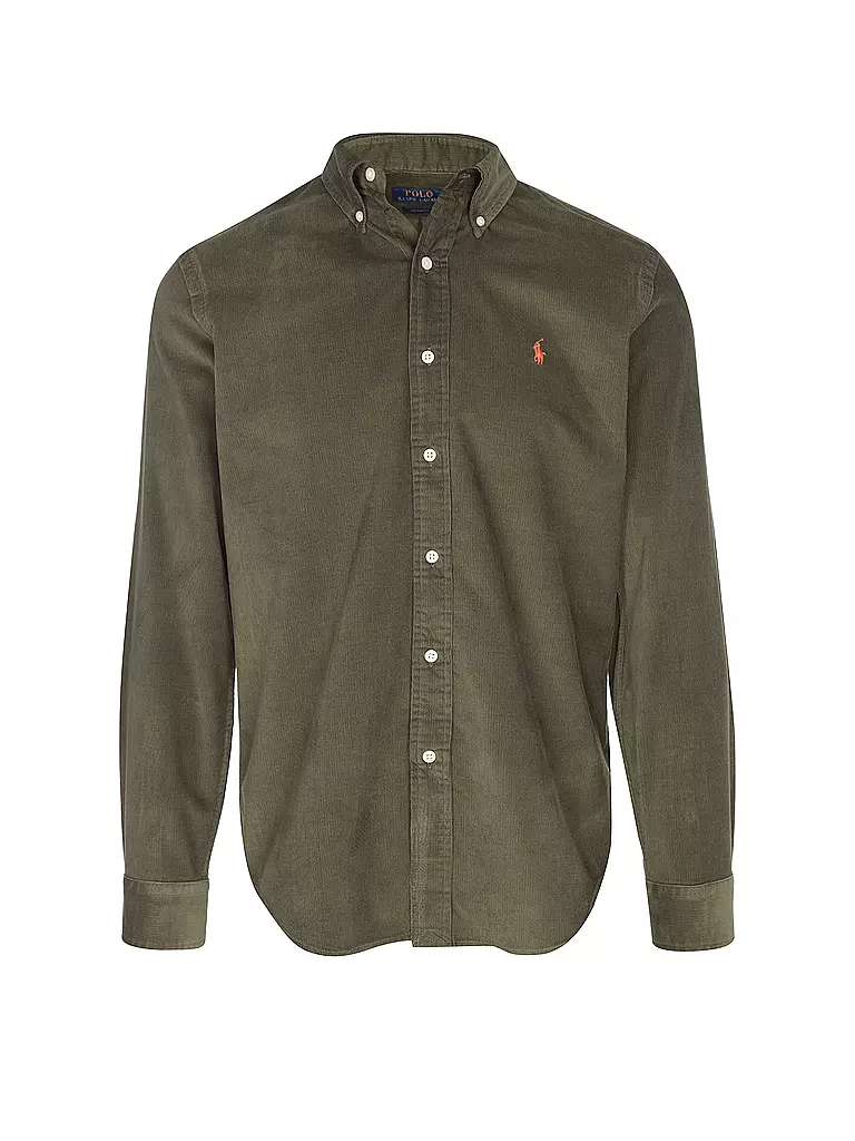 POLO RALPH LAUREN | Hemd Custom Fit | Olive